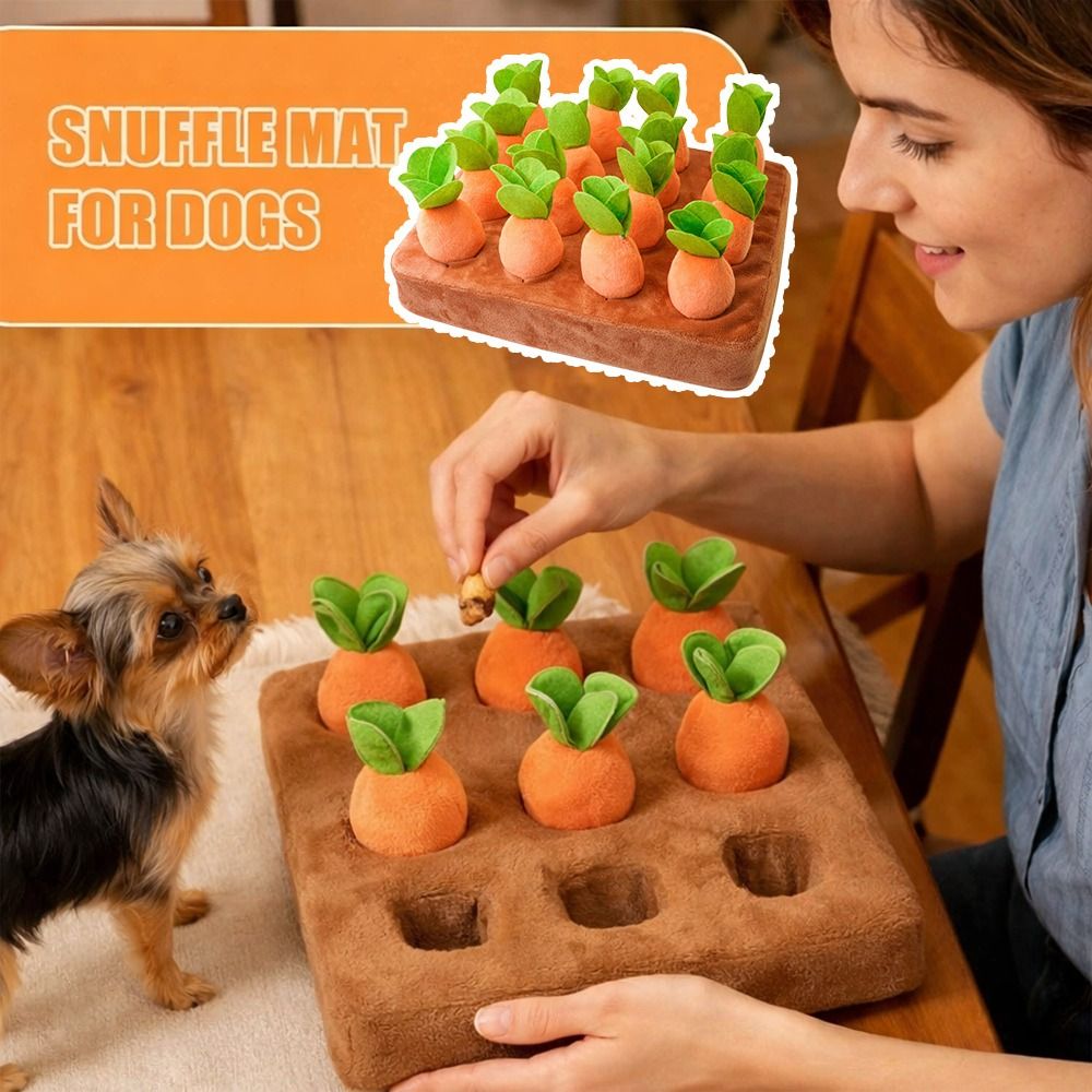 Snuffle Mat For Dogs - Stress Relief Carrot Snuffle Mat Mental