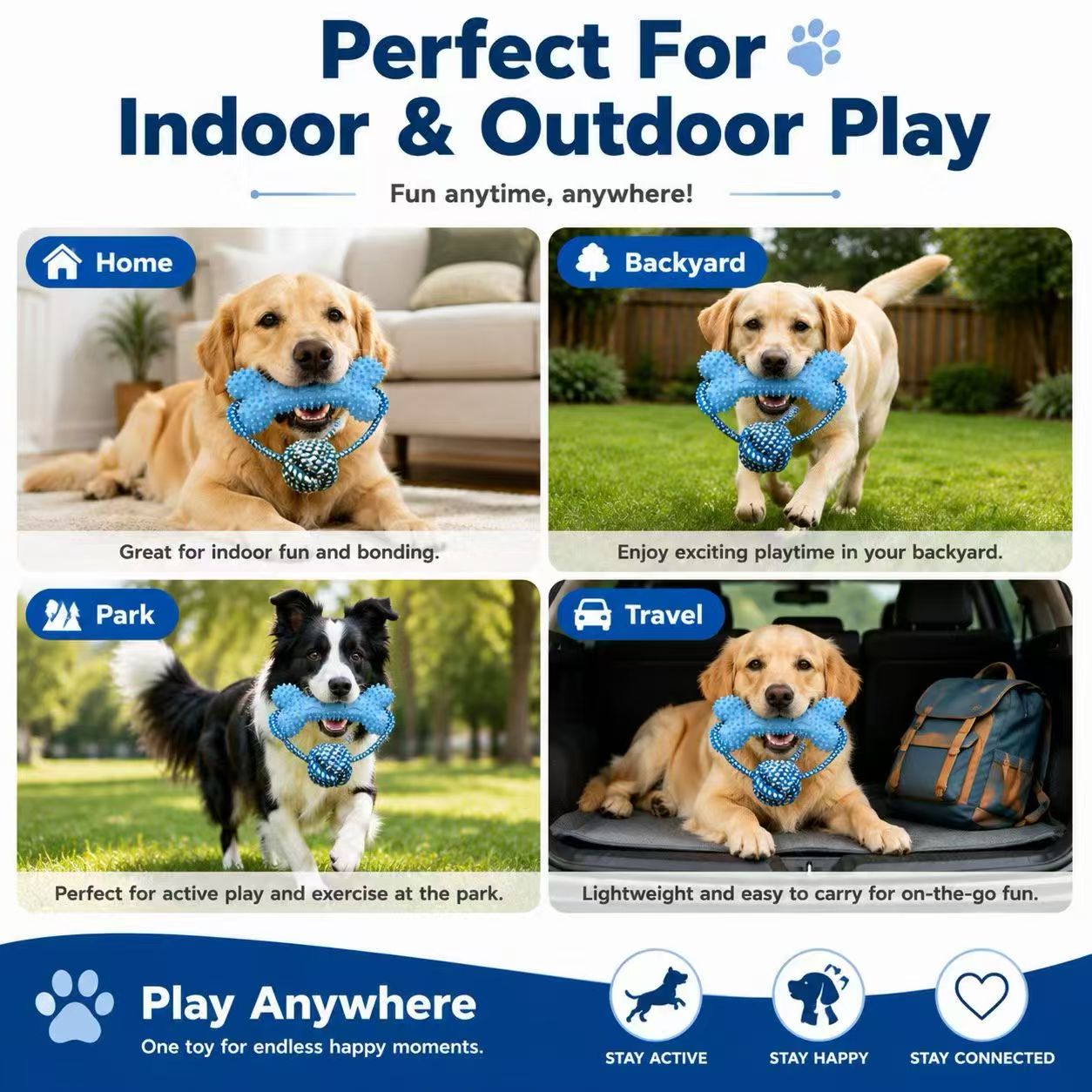 Dog Rope Toy Aggressive Chewers - Dog Chew Toys for Aggressive Chewers