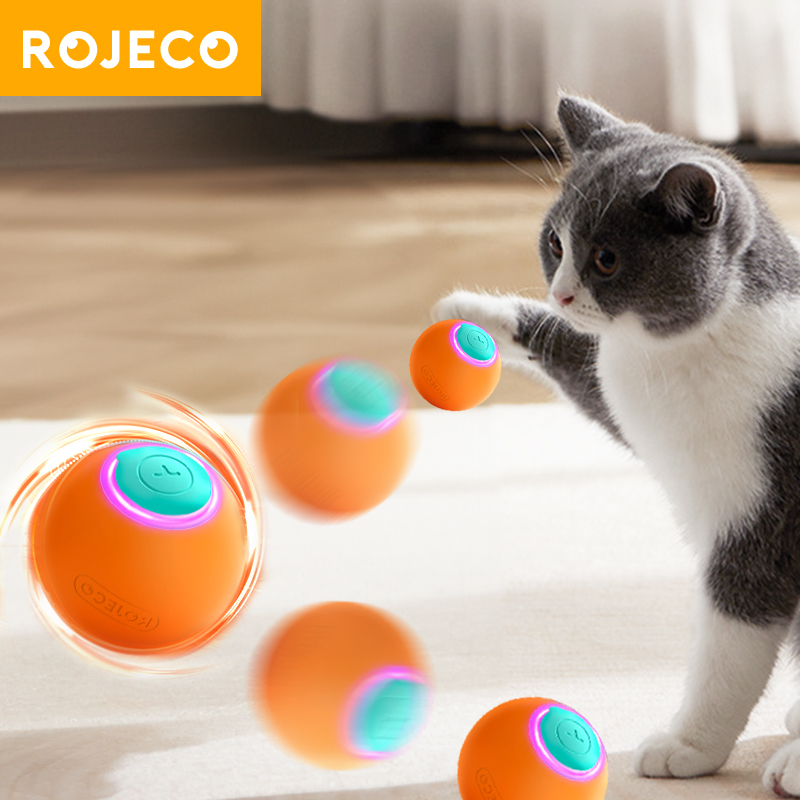 ROJECO Cat Toys Smart Interact - Automatic Moving Dog Ball review and price