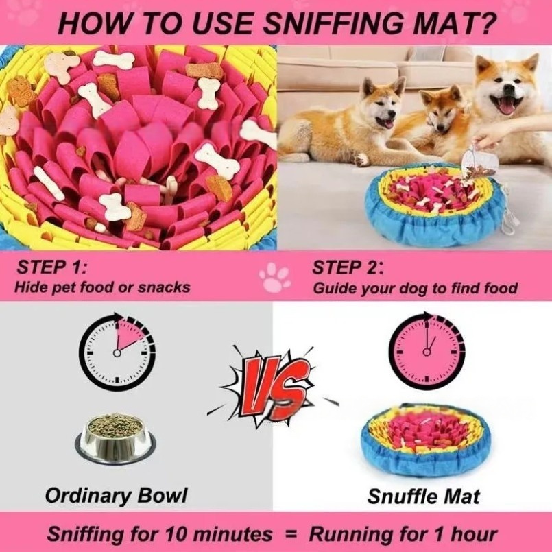 New Pet Sniffing Pad Flower-sh - Snuffle Mat For Dogs review and price