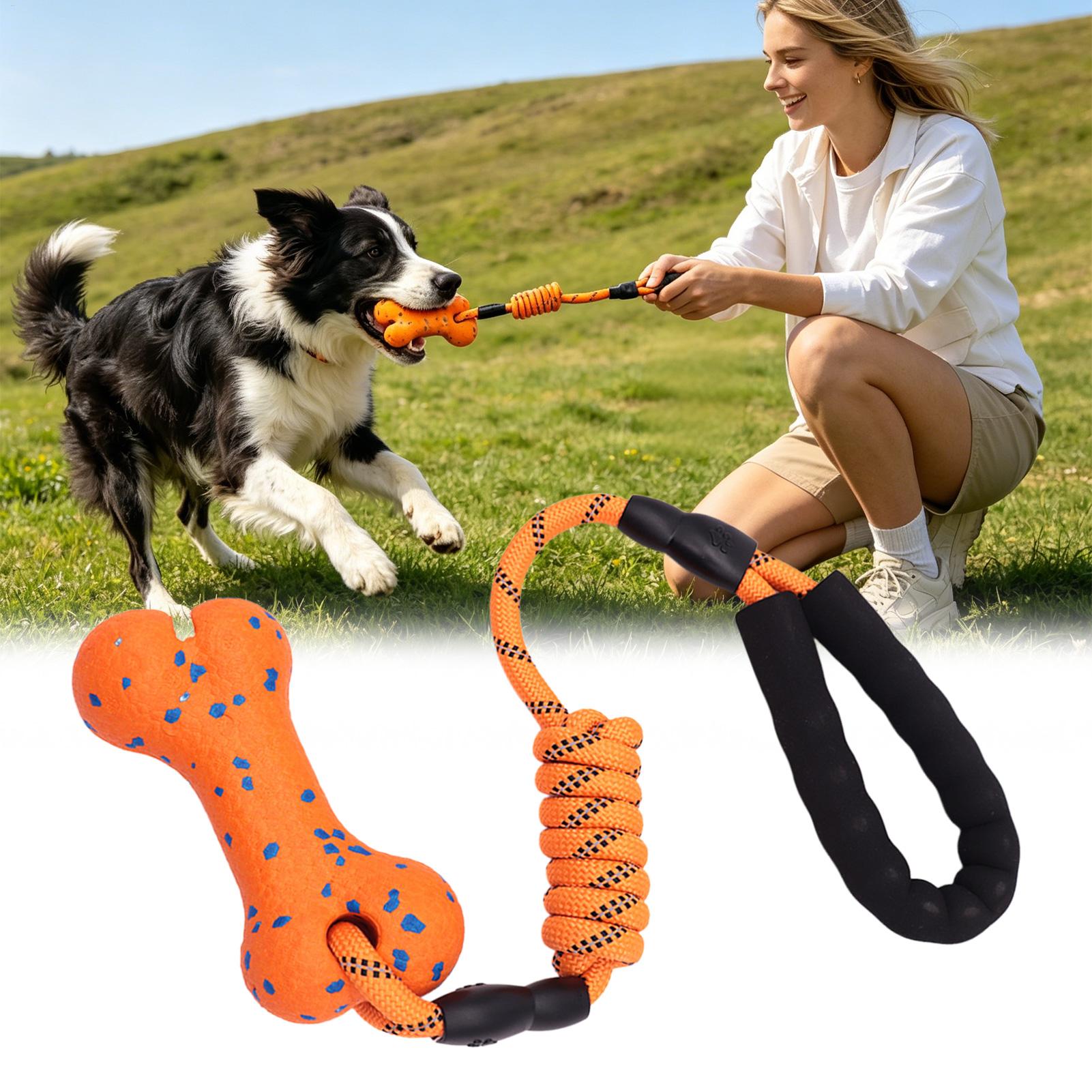 Rope Toy Teething Bone Pet Sup - Dog Rope Toy Aggressive Chewers review and price