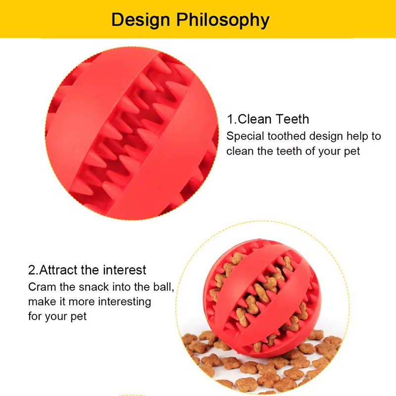 Dog Treat Dispensing Toy Ball  - Rubber Treat Dispensing Dog Toy review and price