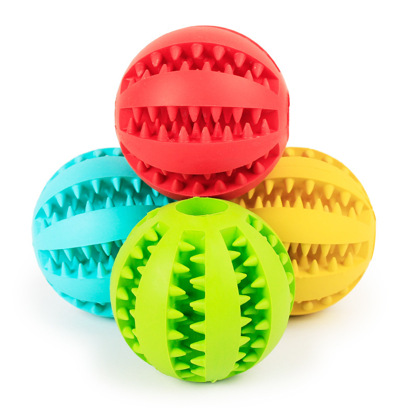 Pet Dog Rubber Chew Toy Ball T - Rubber Treat Dispensing Dog Toy review and price