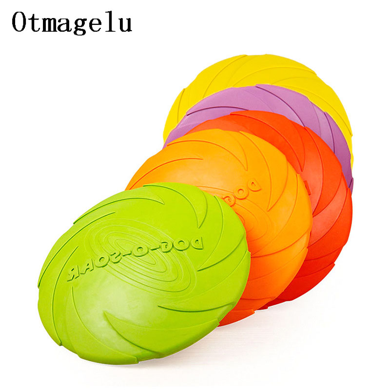 Rubber Pet Dog Flying Discs Sa - Flying Disc Dog Training Toy review and price