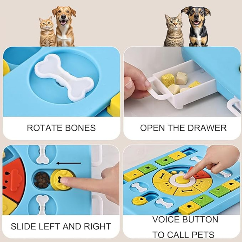 Interactive Dog Puzzle Toy for - Interactive Squeaky Plush Dog Toy review and price