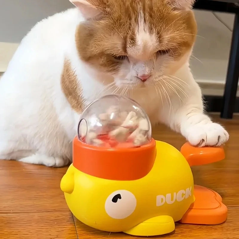 Yellow Duck-Shaped Interactive - Dog Puzzle Feeder Toy review and price