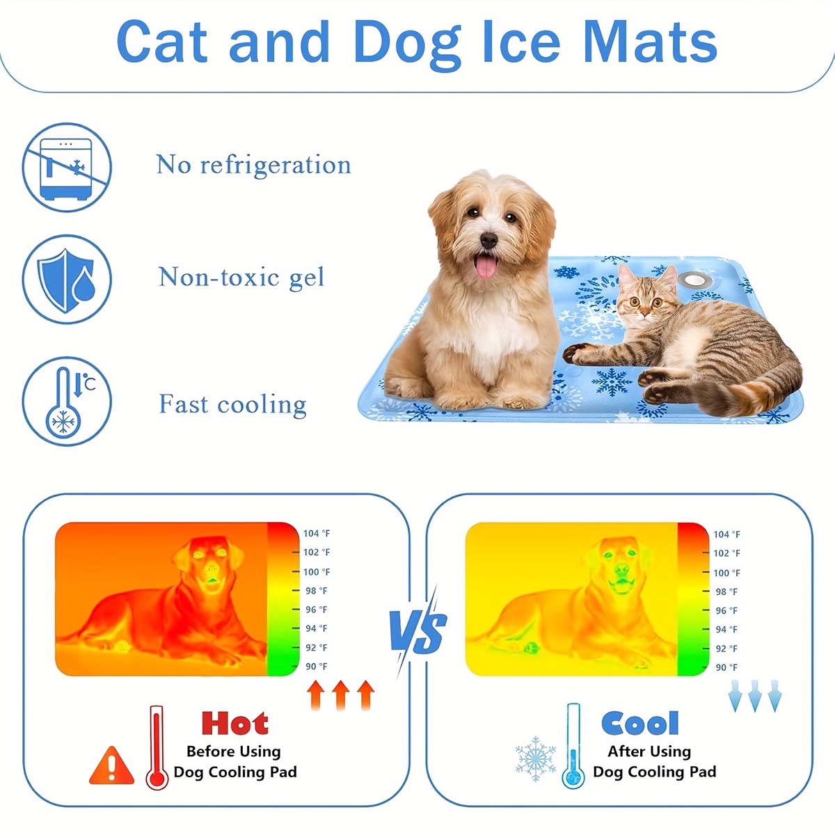 Summer Pet Mat, Pet Ice Mat, D - Pet Beds review and price