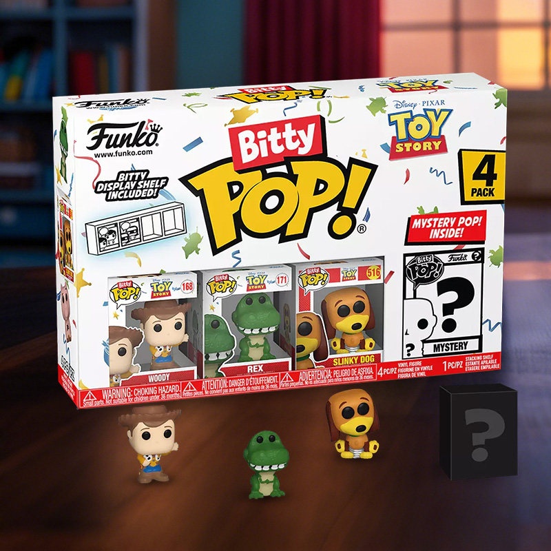 Funko Bitty Pop Toy Story Wood - Interactive Squeaky Plush Dog Toy review and price