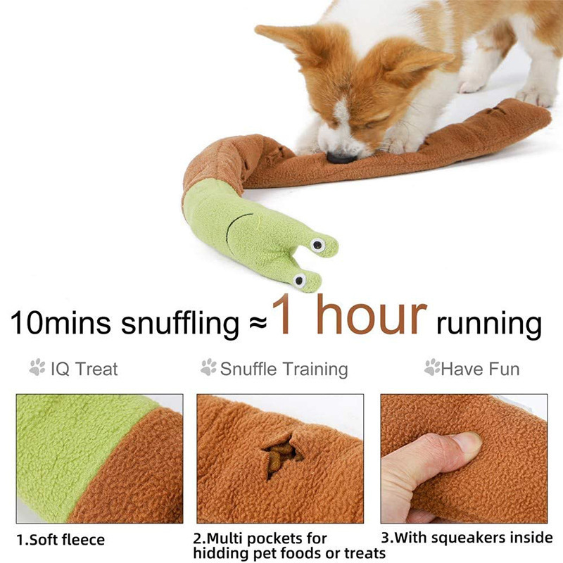 Dog Cat Snail Sniffing Puzzle  - Dog Puzzle Feeder Toy review and price