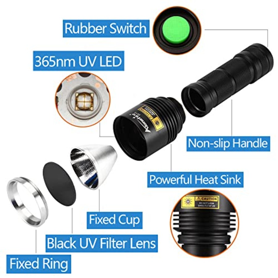 SV13 15W 365nm UV Flashlight R - Pet Beds review and price