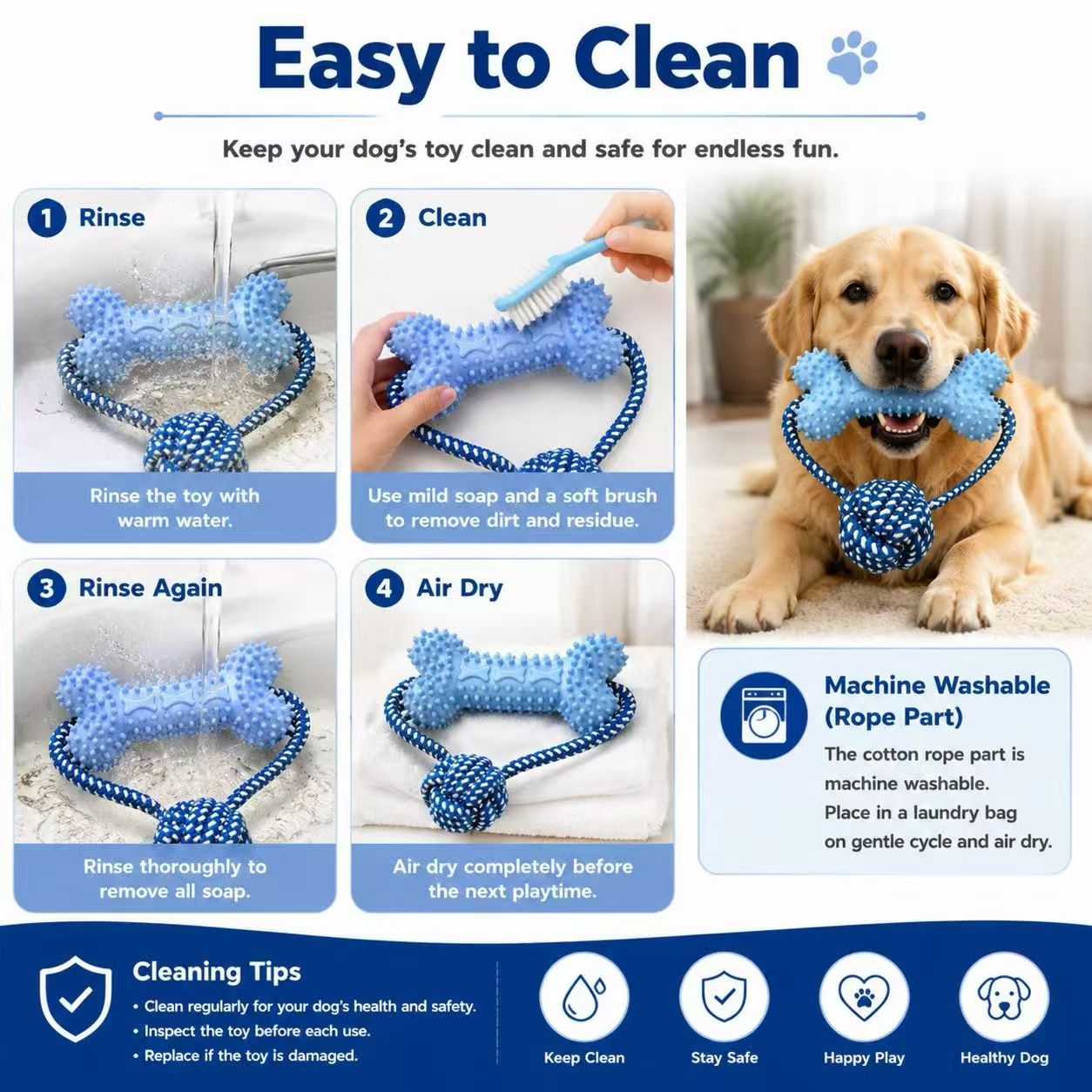 Dog Chew Toys for Aggressive C - Dog Rope Toy Aggressive Chewers review and price